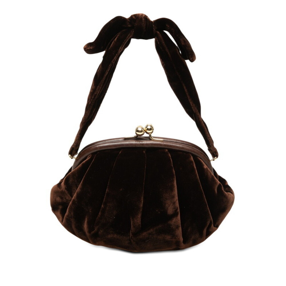 CHANEL Brown Logo Bag